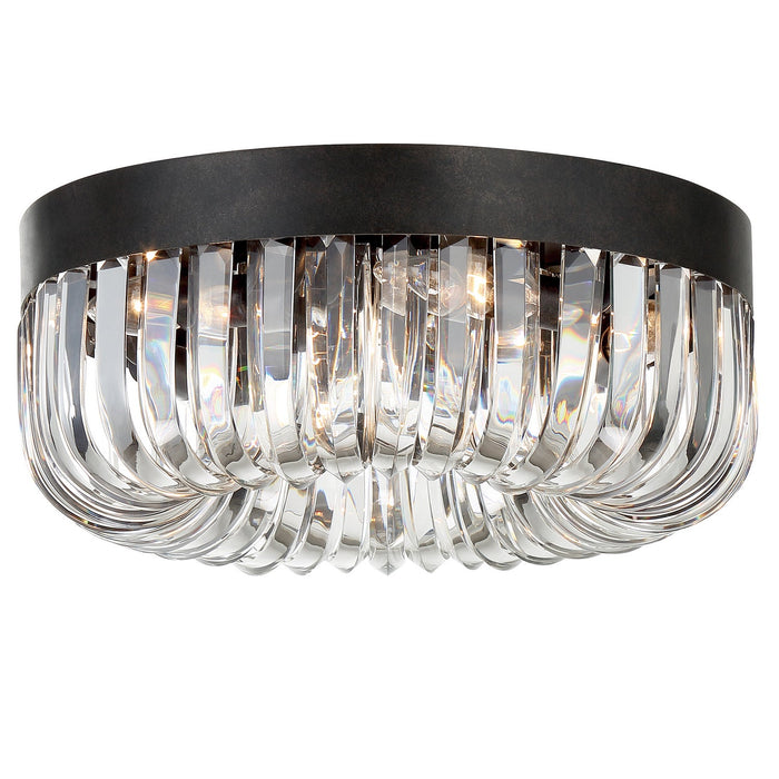 Crystorama Alister Five Light Flush Mount