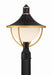 Crystorama Atlas One Light Outdoor Post Mount