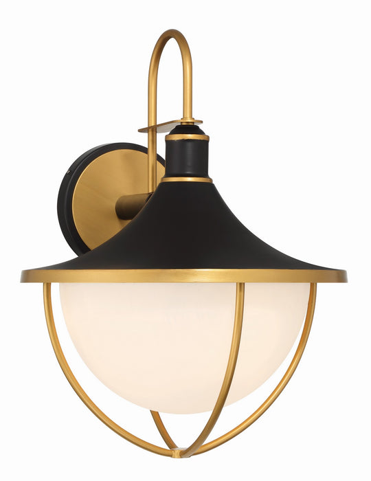 Crystorama Atlas Three Light Outdoor Wall Sconce