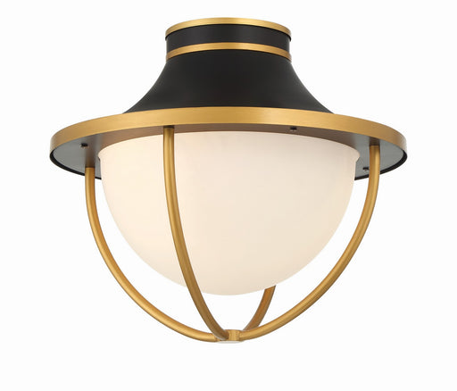 Crystorama Atlas Two Light Outdoor Semi Flush Mount
