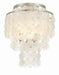 Crystorama Brielle Three Light Flush Mount