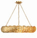 Crystorama Broche Eight Light Pendant