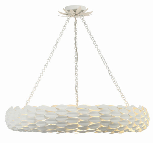 Crystorama Broche Eight Light Pendant