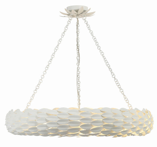 Crystorama Broche Eight Light Pendant