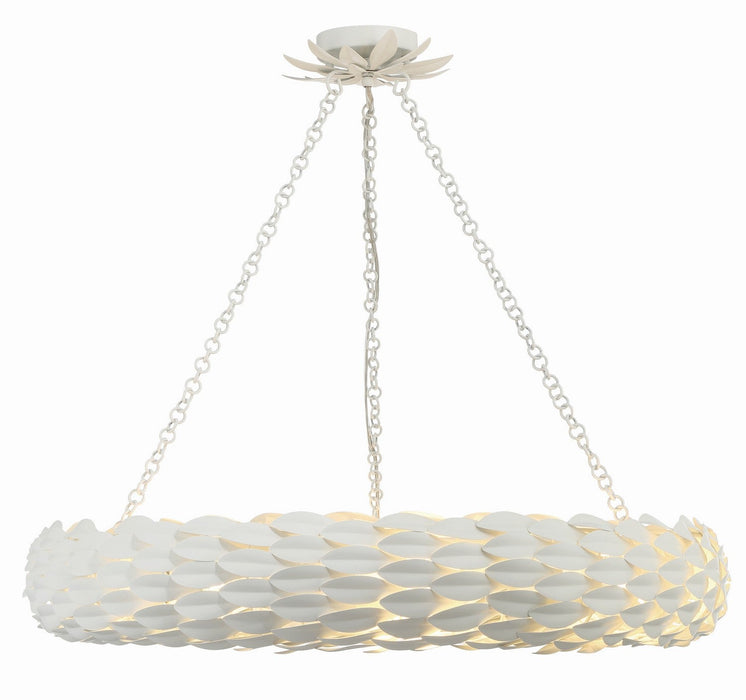 Crystorama Broche Eight Light Pendant
