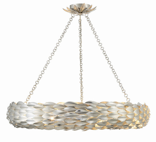 Crystorama Broche Eight Light Pendant