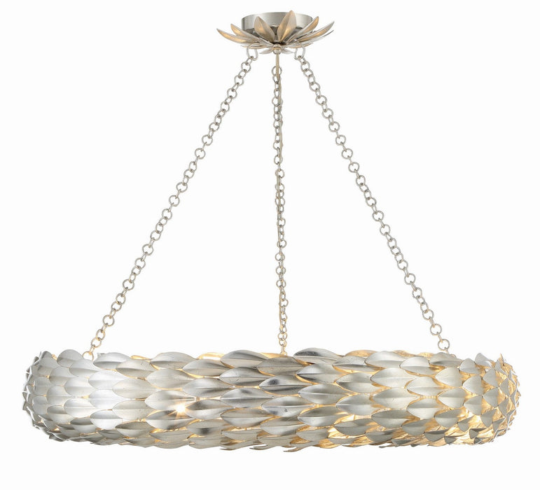 Crystorama Broche Eight Light Pendant