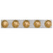 Crystorama Broche Five Light Bathroom Vanity