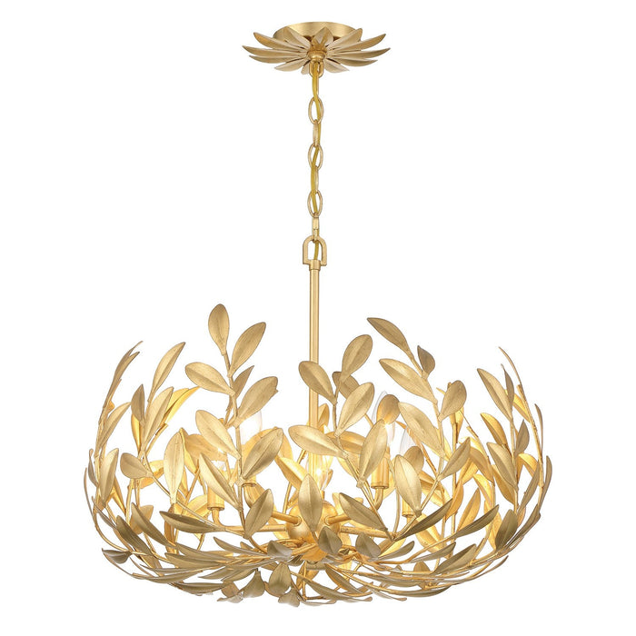Crystorama Broche Five Light Chandelier