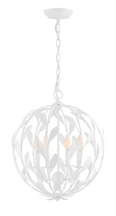 Crystorama Broche Four Light Chandelier