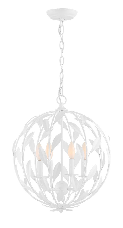 Crystorama Broche Four Light Chandelier
