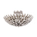 Crystorama Broche Four Light Semi Flush Mount