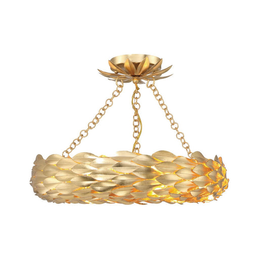 Crystorama Broche LED Semi Flush Mount