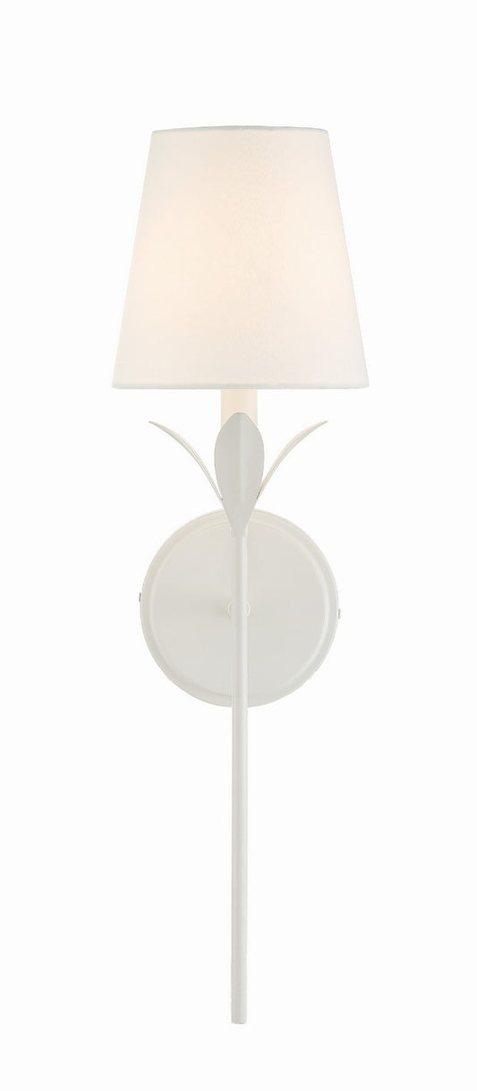 Crystorama Broche One Light Wall Sconce