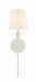 Crystorama Broche One Light Wall Sconce