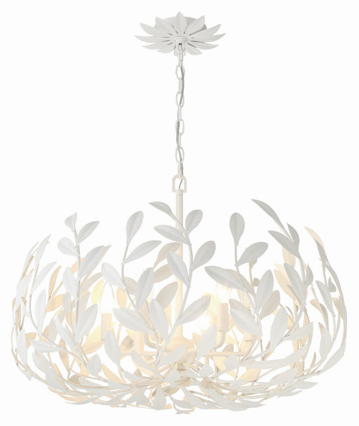 Crystorama Broche Six Light Chandelier