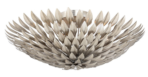 Crystorama Broche Six Light Flush Mount