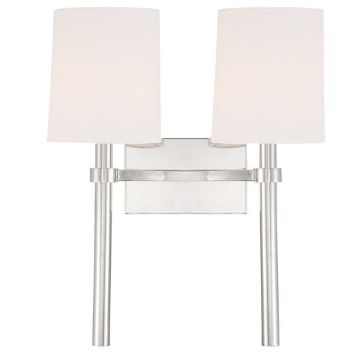 Crystorama Bromley Two Light Wall Sconce