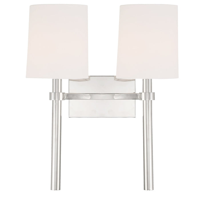 Crystorama Bromley Two Light Wall Sconce