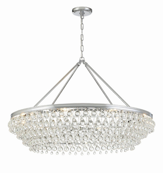 Crystorama Calypso Eight Light Chandelier