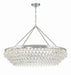 Crystorama Calypso Eight Light Chandelier
