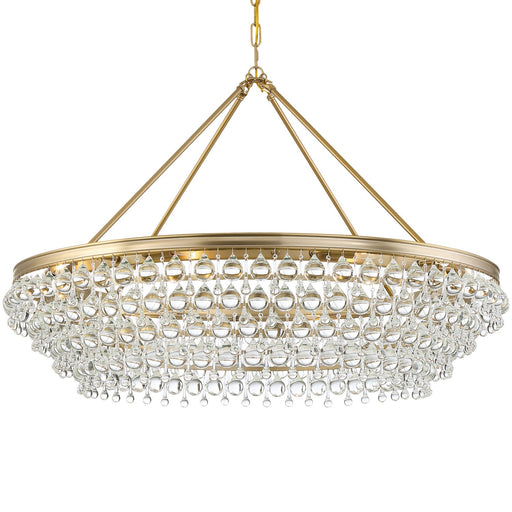Crystorama Calypso Eight Light Chandelier