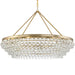 Crystorama Calypso Eight Light Chandelier