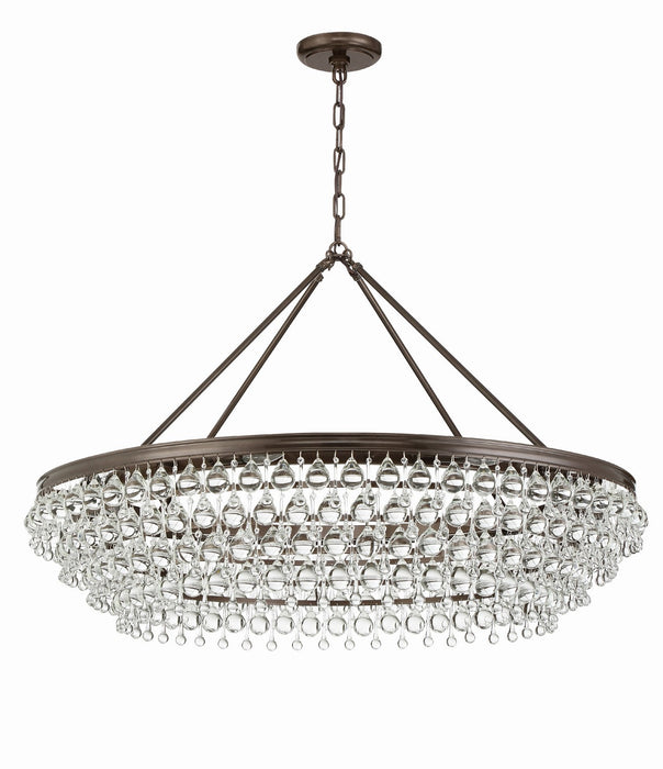Crystorama Calypso Eight Light Chandelier