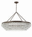 Crystorama Calypso Eight Light Chandelier