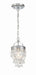 Crystorama Calypso One Light Mini Chandelier