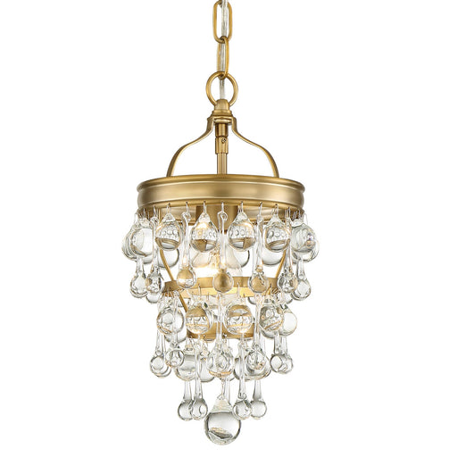 Crystorama Calypso One Light Mini Chandelier