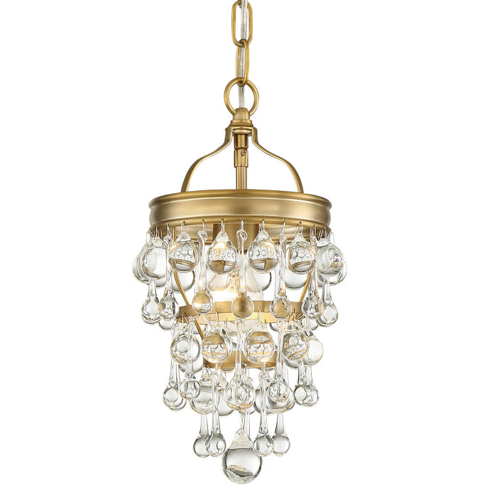 Crystorama Calypso One Light Mini Chandelier