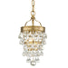 Crystorama Calypso One Light Mini Chandelier