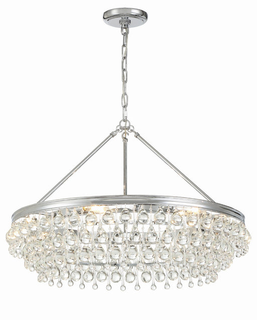 Crystorama Calypso Six Light Chandelier