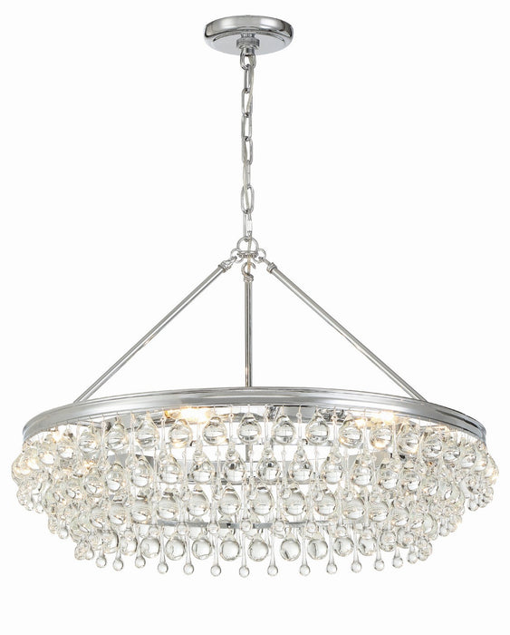 Crystorama Calypso Six Light Chandelier