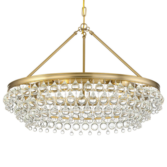Crystorama Calypso Six Light Chandelier