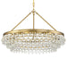 Crystorama Calypso Six Light Chandelier