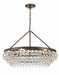 Crystorama Calypso Six Light Chandelier