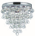 Crystorama Calypso Three Light Flush Mount