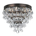 Crystorama Calypso Three Light Flush Mount