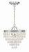Crystorama Calypso Three Light Mini Chandelier