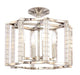 Crystorama Carson Four Light Semi Flush Mount