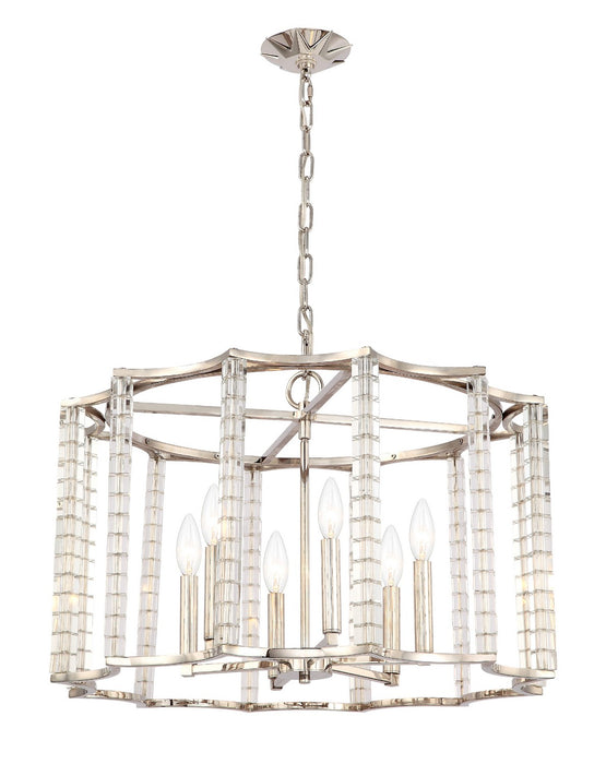 Crystorama Carson Six Light Chandelier
