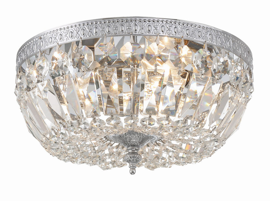 Crystorama Ceiling Mount Three Light Flush Mount