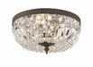 Crystorama Ceiling Mount Three Light Flush Mount