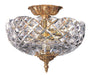 Crystorama Ceiling Mount Two Light Semi Flush Mount