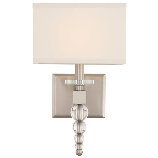 Crystorama Clover One Light Wall Sconce