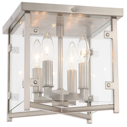 Crystorama Danbury Four Light Flush Mount