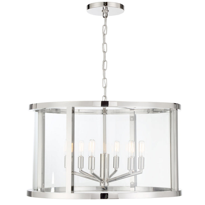 Crystorama Devon Six Light Chandelier