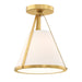 Crystorama Fulton One Light Semi Flush Mount
